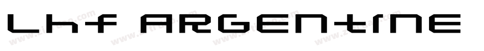 LHF Argentine Solid字体转换